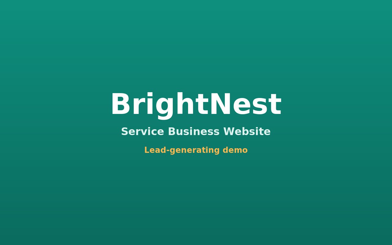 Service business website demo preview